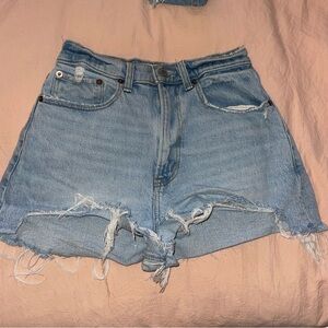 Abercrombie mom Jean shorts curve love
